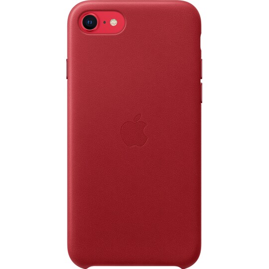 iPhone SE Gen. 2 nahkainen suojakuori (punainen)