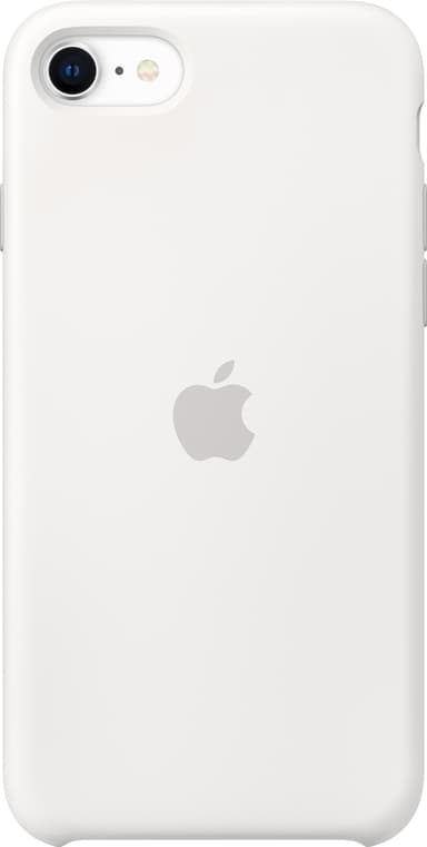 iPhone SE Gen. 2 silikoninen suojakuori (valkoinen)