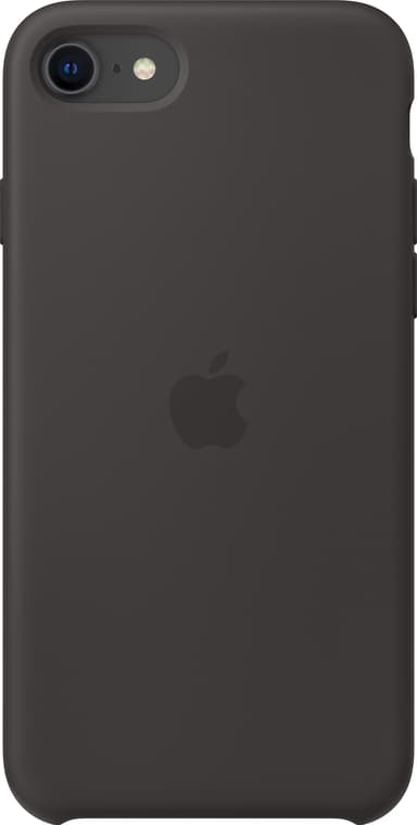 iPhone SE Gen. 2 silikoninen suojakuori (musta)