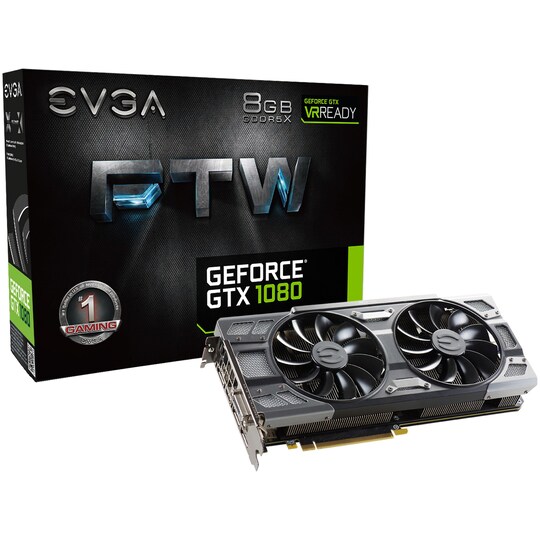 EVGA GeForce GTX 1080 FTW Gaming näytönohjain 8G