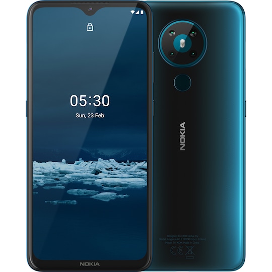 Nokia 5.3 älypuhelin 3/64 GB (syaani)