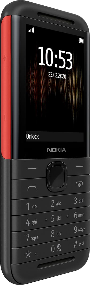 Nokia 5310 XpressMusic matkapuhelin (musta/punainen) - Vain 2G