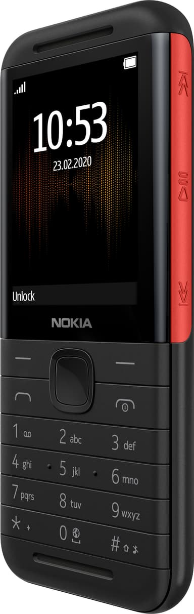 Nokia 5310 XpressMusic matkapuhelin (musta/punainen) - Vain 2G