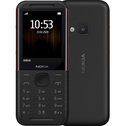 Nokia 5310 XpressMusic matkapuhelin (musta/punainen)