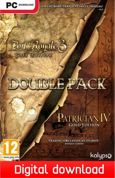 Port Royale 3 Gold + Patrician IV Gold -  Double Pack - PC Windows