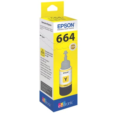 Epson Ecotank T6644 mustepullo (keltainen)