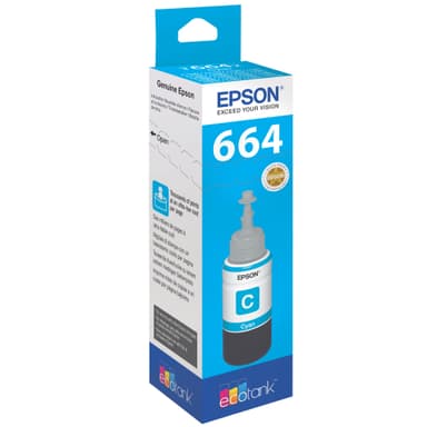 Epson Ecotank T6642 mustepullo (syaani)