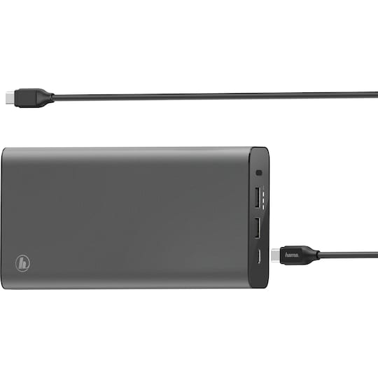 Hama 26800 mAh USB type-C varavirtalähde (musta)