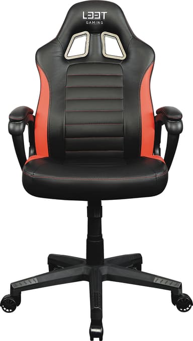 L33T Gaming Encore pelituoli (musta/punainen)