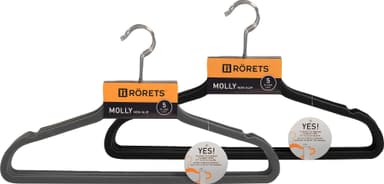Rörets Molly vaateripustin 5 kpl / pakkaus