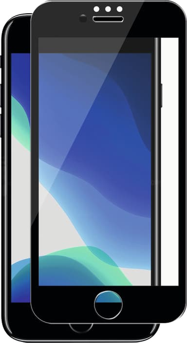 Panzer Full-Fit näytönsuoja iPhone 6/6s/7/8/SE Gen. 2/3 (musta)