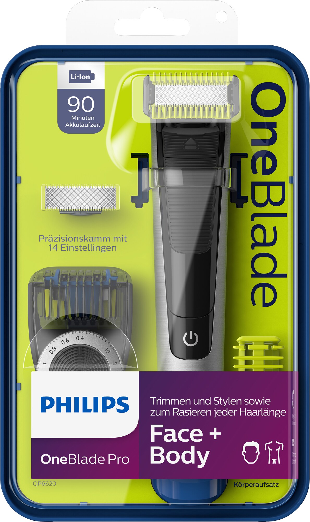 oneblade face and body pro