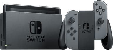 Nintendo Switch 2019 EU pelikonsoli + Joy-Con ohjaimet (harmaa)