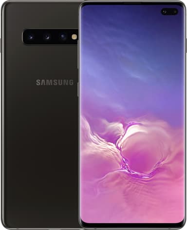 Samsung Galaxy S10 Plus älypuhelin 128 GB (Ceramic Black)