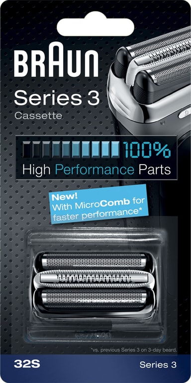 Braun Series 3 ajopää 32S (hopea)