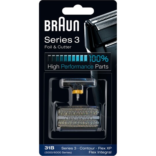 Braun Series 3 teräverkko ja terät (musta)