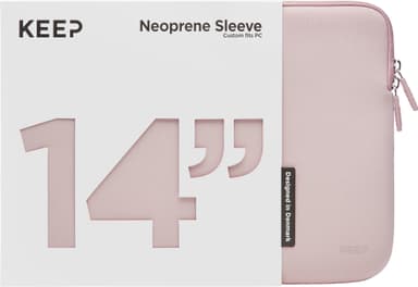 KEEP PC 14" kannettavan suojakotelo (Warm Rose)