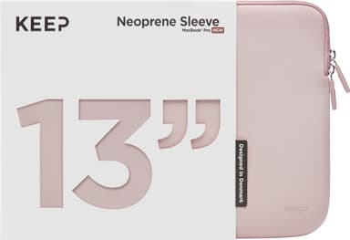 KEEP MacBook suojatasku 13" (Warm Rose)