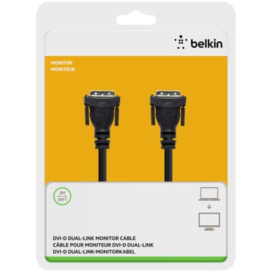 Belkin DVI-D videokaapeli (3 m)