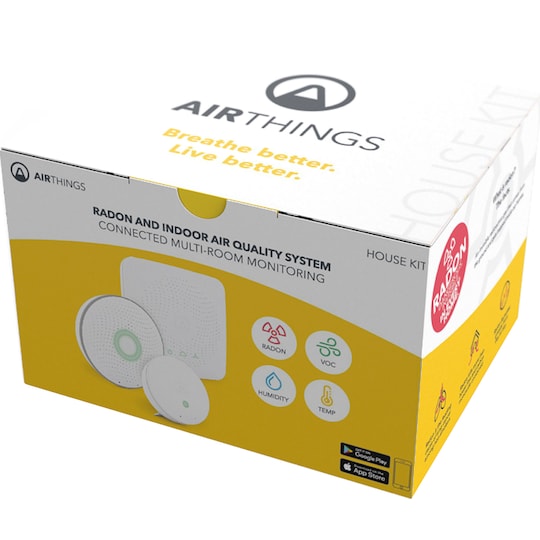 Airthings House Kit radon ja ilmanlaatumittaussarja 420