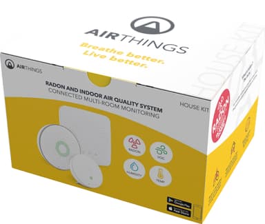 Airthings House Kit radon ja ilmanlaatumittaussarja 420