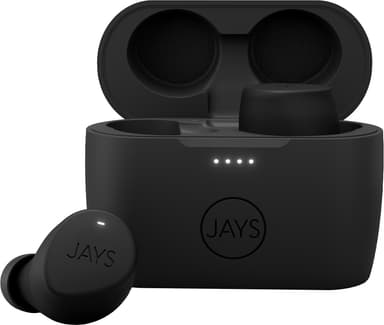 Jays m-Seven täysin langattomat in-ear kuulokkeet (musta/musta)
