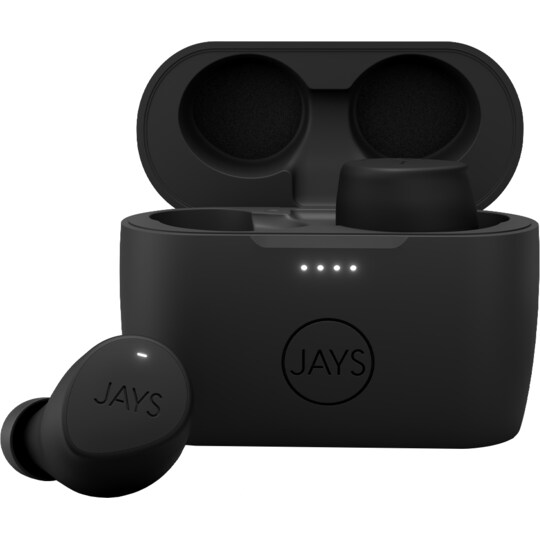 Jays m-Seven täysin langattomat in-ear kuulokkeet (musta/musta)