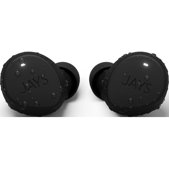 Jays m-Seven täysin langattomat in-ear kuulokkeet (musta/musta)