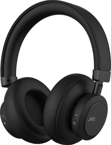Jays q-Seven Wireless langattomat around-ear kuulokkeet (musta)