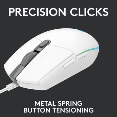 Logitech G203 Lightsync pelihiiri (valkoinen)