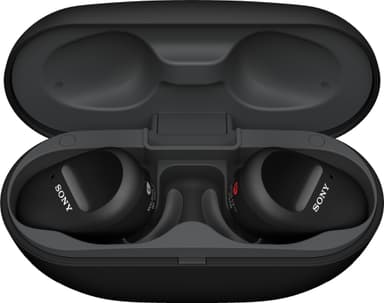 Sony WF-SP800N täysin langattomat in-ear kuulokkeet (musta)
