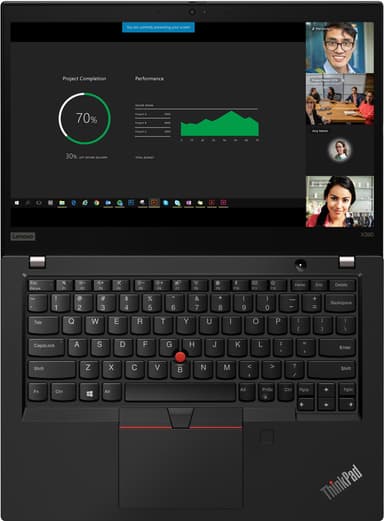 Lenovo ThinkPad X390 13,3" kannettava i7/16 GB (musta)