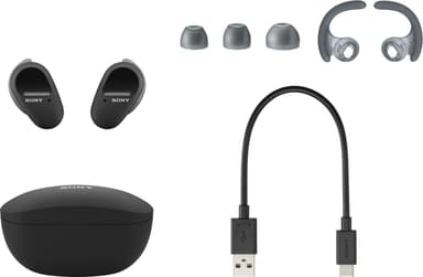 Sony WF-SP800N täysin langattomat in-ear kuulokkeet (musta)