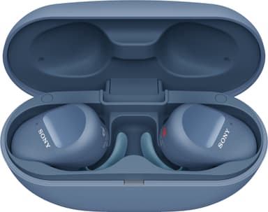 Sony WF-SP800N täysin langattomat in-ear kuulokkeet (sininen)