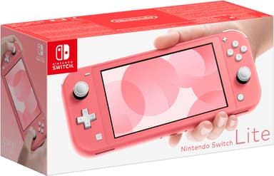 Nintendo Switch Lite pelikonsoli (koralli)