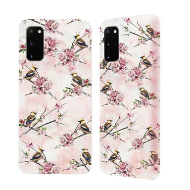 Ympäristöystävällinen painettu Samsung Galaxy S20 Kotelo - Pink Floral