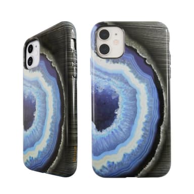 Ympäristöystävällinen painettu iPhone 11 Kotelo - Blue Agate