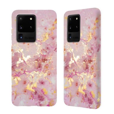 Ympäristöystävällinen painettu Samsung Galaxy S20 Ultra Kotelo - Pink Marble