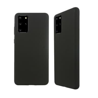 Ympäristöystävällinen Aitoa nahkaa Samsung Galaxy S20+ Kotelo - Black