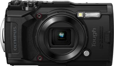 Olympus Tough TG-6 Adventure Kit digikamera + tarvikkeet (musta)
