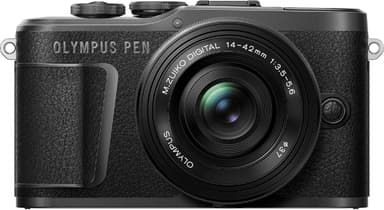 Olympus Pen E-PL10 järjestelmäkamera (musta)