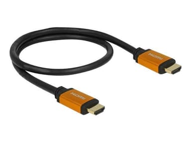 DeLock 85729 HDMI High Speed 2 m kaapeli, 8K 60 Hz, 7680x 4320, Dynamic HDR 48 Gb/s, eARC, pelitila VVVR, puhdasta kuparia 99,99 %