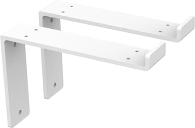 Epoq Classic hyllynkannatin 18 cm 2 kpl (valkoinen)