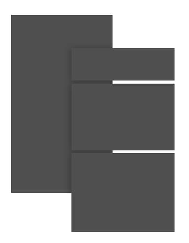 Trend Graphite Etulevy keittiöön 30x26