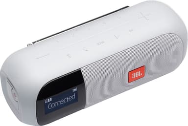 JBL Tuner 2 FM kannettava FM/DAB radio (valkoinen)