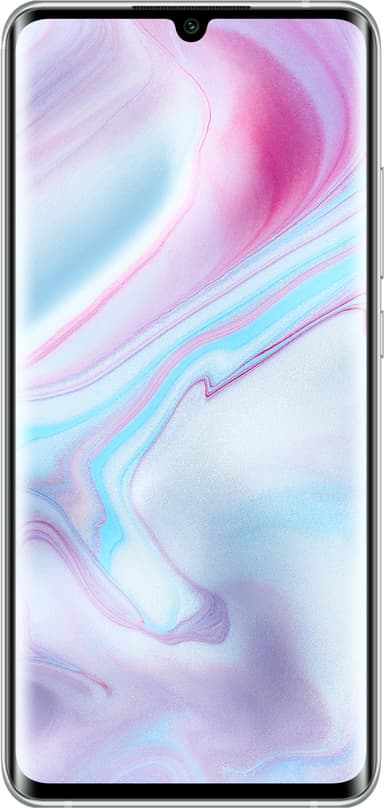 Xiaomi Mi Note 10 älypuhelin 6/128GB (Glacier White)