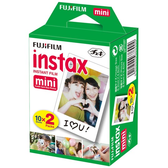 Fujifilm Instax Mini valokuvapaperi (2x 10 kpl)