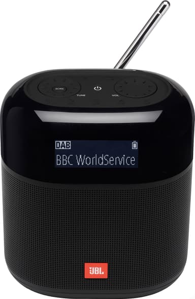 JBL Tuner XL FM/DAB radio (musta) Gigantti verkkokauppa