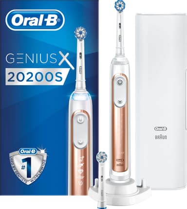 Oral-B Genius X sähköhammasharja 20200S (ruusukulta)