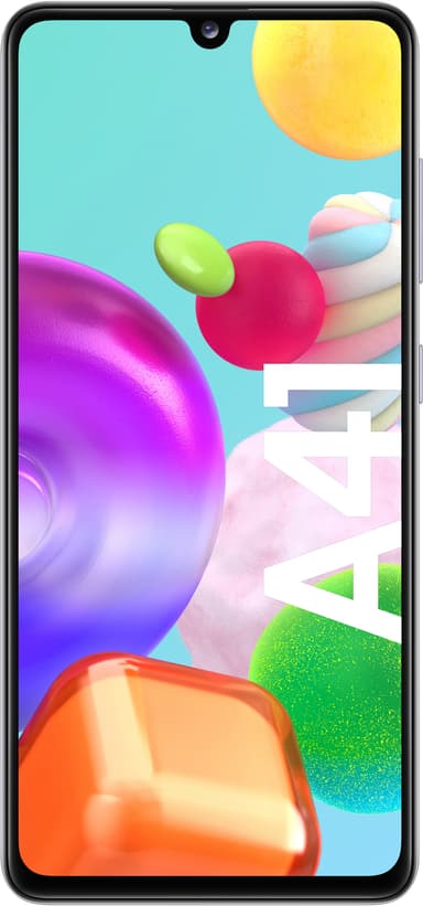 Samsung Galaxy A41 älypuhelin (valkoinen)